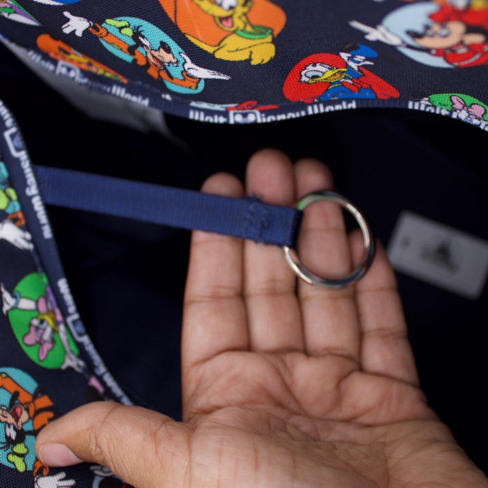 Walt Disney World Tote Laptop Bag Blue Mickey Friends Travel Parks Vacation Chic - Picture 9 of 13